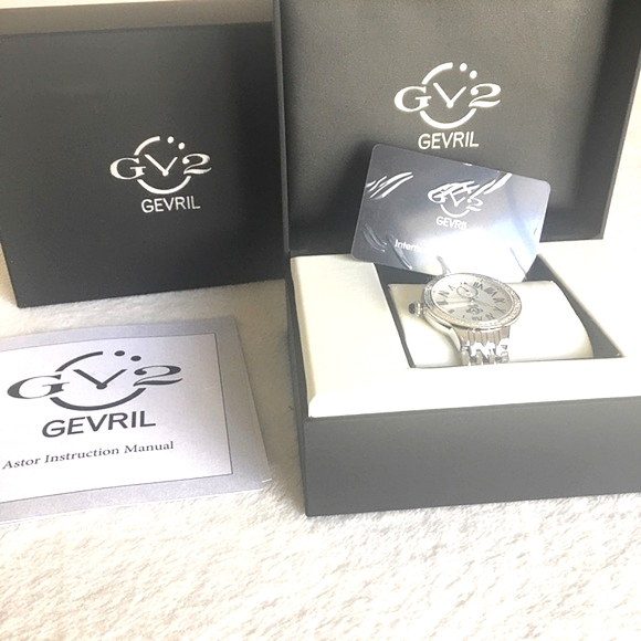 GV2 Women's Astor Diamond Watch with Interchangeab (Free Shipping) - Picture 3 of 5